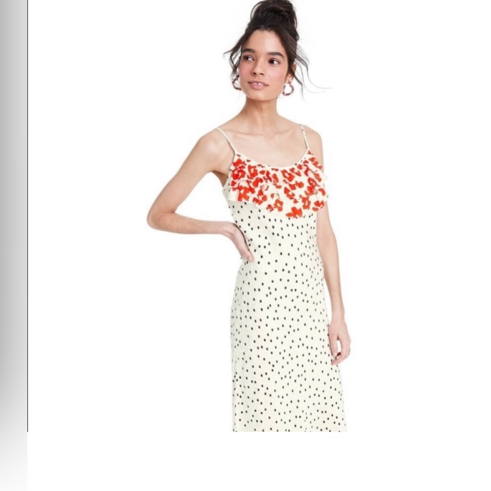 Rixo x Target Polka Dot Midi Slip Dress Women’s Medium